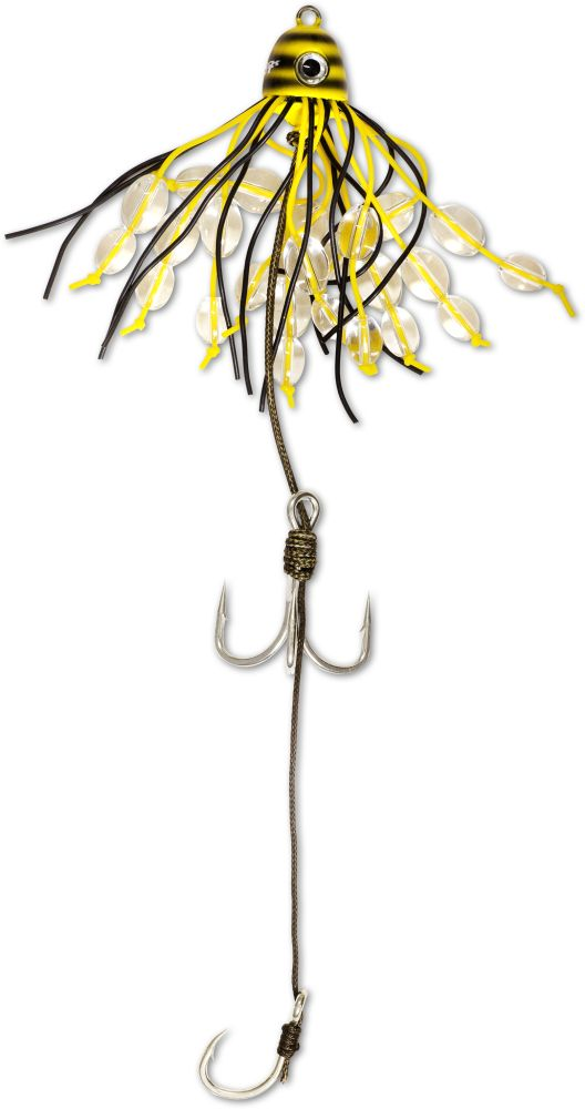 160g Battle Teaser jaune/noir 1pcs BLACK CAT