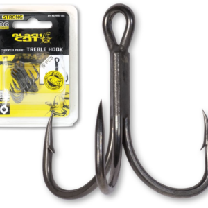 1/0  Hameçon Triple Curved Point DG DG coating 5pcs BLACK CAT