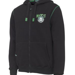 Sweat Silure BADGE LOGO ZIP HOODIE XXL BLACK CAVIAR MADCAT