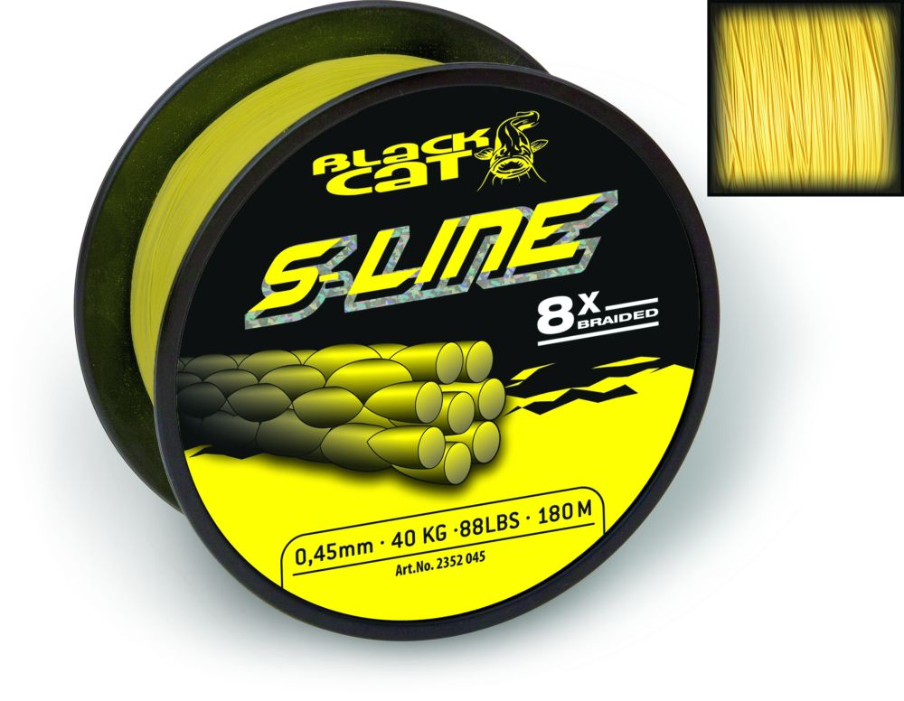 Tresse Silure S-Line 38mm 250m BLACK CAT
