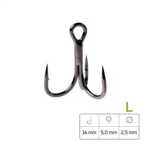 Hameçon Triple Pro Treble L ZECK