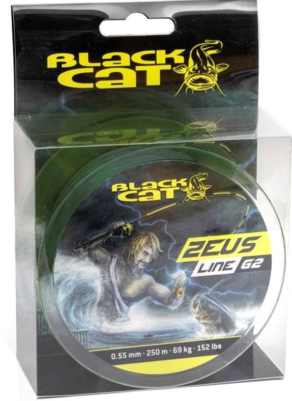 Tresse Silure Zeus Line G2 0.55mm 250m BLACK CAT