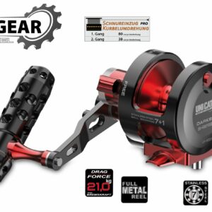 Moulinet Silure Darkside 2 Speed UNICAT