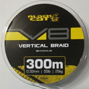 Tresse Silure V 8 Vertical Braid 32/100 300m BLACK CAT nouveauté 2025